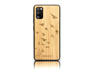 Coque arrière OISEAUX Samsung Galaxy A41